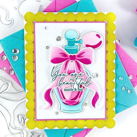 Pinkfresh Studio The Couture Edit Stencil Elegant Essence (314126) Pinkfresh Studio The Couture Edit Stencil Elegant Essence (314126)