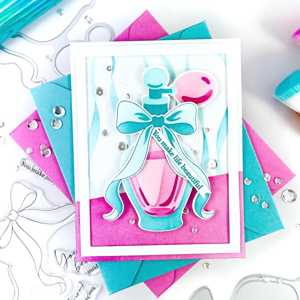 Pinkfresh Studio The Couture Edit Stamp Elegant Essence (313926) Pinkfresh Studio The Couture Edit Stamp Elegant Essence (313926)