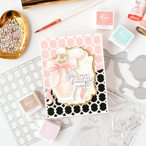 Pinkfresh Studio The Couture Edit Press Plate Elegant Essence (314226) Pinkfresh Studio The Couture Edit Press Plate Elegant Essence (314226)