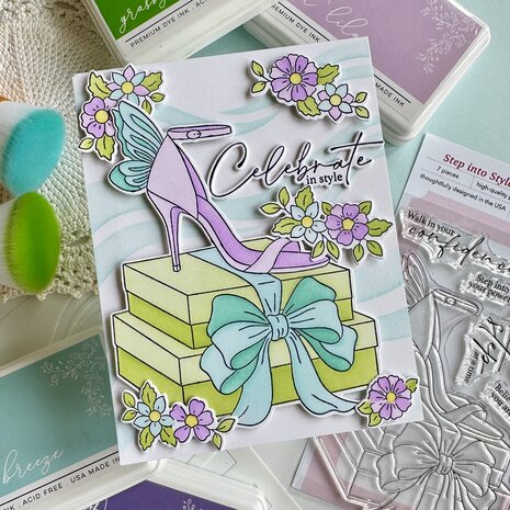 Pinkfresh Studio The Couture Edit Press Plate Step into Style (315626)