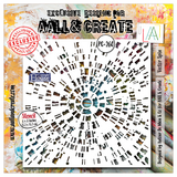 Aall and Create Energy in Orbit 6x6 Inch Stencil Vector Spin (AALL-PC-260)