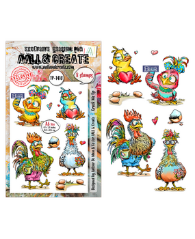 Aall and Create Pun & Paws A6 Stamp Set Crack Me Up (AALL-TP-1410)