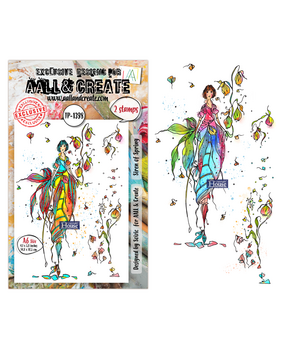 Aall and Create Whispers of Form A6 Stamp Set Siren of Spring (AALL-TP-1398)
