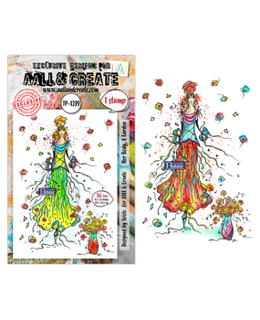 Aall and Create Whispers of Form A6 Stamp Set Her Body, A Garden (AALL-TP-1399)