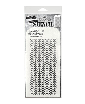 Stampers Anonymous Tracks Tim Holtz Layering Stencil (THS044)