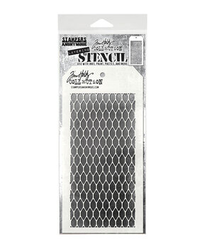 Stampers Anonymous Mesh Tim Holtz Layering Stencil (THS041)