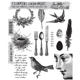 Stampers Anonymous Nature Walk Tim Holtz Cling Stamps (CMS181)