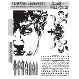 Stampers Anonymous Artful Artifacts Tim Holtz Cling Stamps (CMS080)