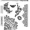 Stampers Anonymous Floral Tattoo Tim Holtz Cling Stamps (CMS059) Stampers Anonymous Floral Tattoo Tim Holtz Cling Stamps (CMS059)