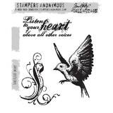 Stampers Anonymous Take Flight Tim Holtz Cling Stamps (CMS017)