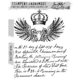 Stampers Anonymous Royal Script Tim Holtz Cling Stamps (CMS016)