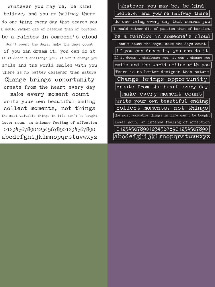 TEXT(ures) Beneath the Brambles Laser Cut Sentiment Pack (19pcs) (TEXLC0001)