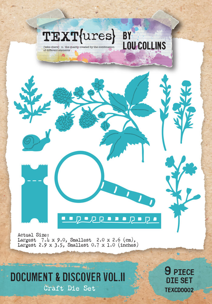 TEXT(ures) Beneath the Brambles Craft Die Set Document & Discover Vol.II (TEXCD0002) TEXT(ures) Beneath the Brambles Craft Die Set Document & Discover Vol.II (TEXCD0002)