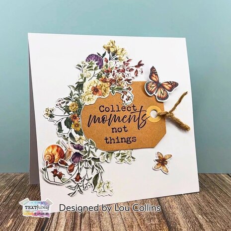 TEXT(ures) Beneath the Brambles 6x8 Inch Rub-On Transfer Set (8pcs) (TEXRO0001)