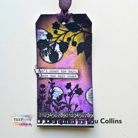 TEXT(ures) Beneath the Brambles 4x8 Inch Clear Stamp Set Background Elements (TEXCS0002)