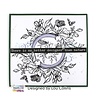 TEXT(ures) Beneath the Brambles 6x8 Inch Clear Stamp Set Floral Borders and Corners (TEXCS0001)