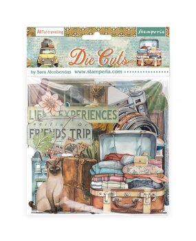 Stamperia Art of Travelling Die Cuts Assorted (37pcs) (DFLDC131)
