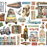 Stamperia Art of Travelling Die Cuts Assorted (37pcs) (DFLDC131)