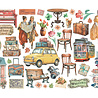 Stamperia Art of Travelling Ephemera (39pcs) (DFLCT79)