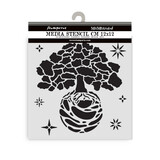 Stamperia A New Beginning Thick Stencil 12x12cm The World Tree (KSTDS72)