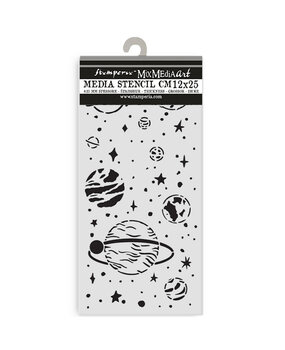 Stamperia A New Beginning Thick Stencil 12x25cm Planetary (KSTDL156)
