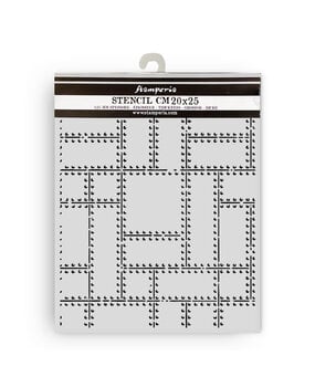 Stamperia A New Beginning Thick Stencil 20x25cm Metal Plates (KSTD200)