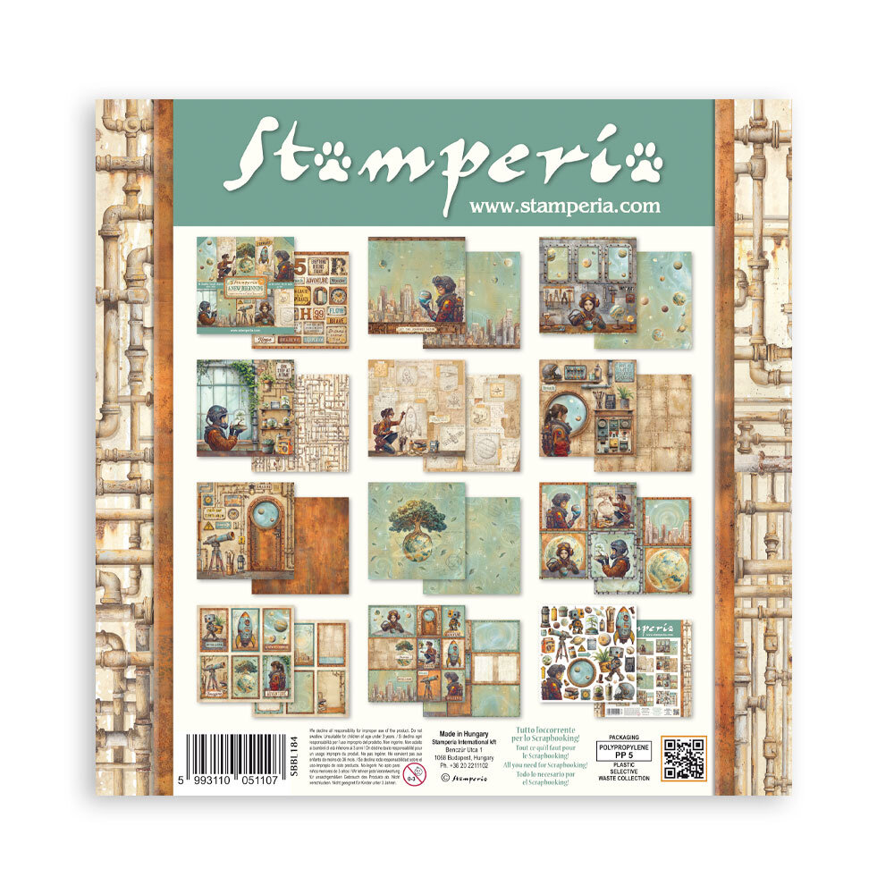 Stamperia A New Beginning 12x12 Inch Paper Pack (Double Face) (SBBL184)