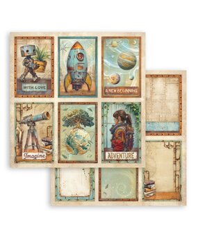 Stamperia A New Beginning 12x12 Inch Paper Sheet 6 Cards (10pcs) (SBB1139)