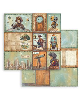 Stamperia A New Beginning 12x12 Inch Paper Sheet Mixed Cards (10pcs) (SBB1135)