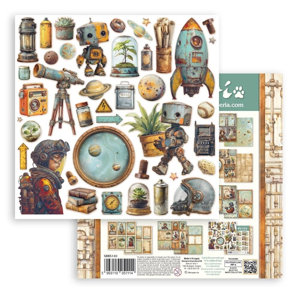 Stamperia A New Beginning 8x8 Inch Paper Pack (Double Face) (SBBS140)