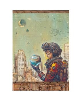 Stamperia A New Beginning A4 Rice Paper Save the Planet (6pcs) (DFSA41108)