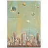 Stamperia A New Beginning A4 Rice Paper Skyline (6pcs) (DFSA41109)