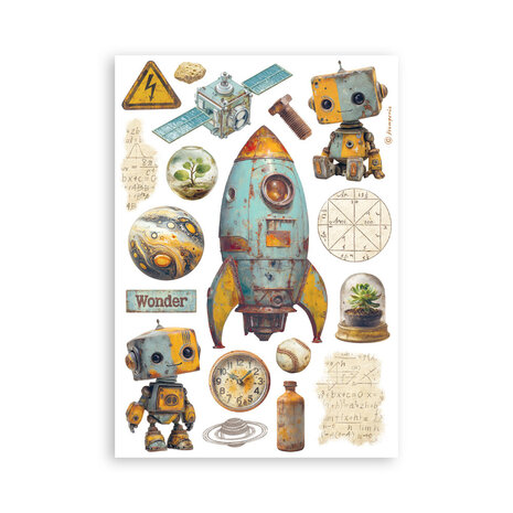 Stamperia A New Beginning A5 Washi Pad (8pcs) (SBW31)