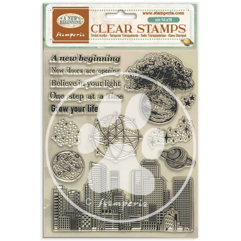 Stamperia A New Beginning Clear Stamp (WTK238)