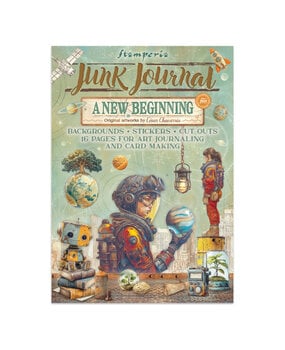 Stamperia A New Beginning Junk Journal Stickers, Backgrounds, Cut-Outs (SBJK16)