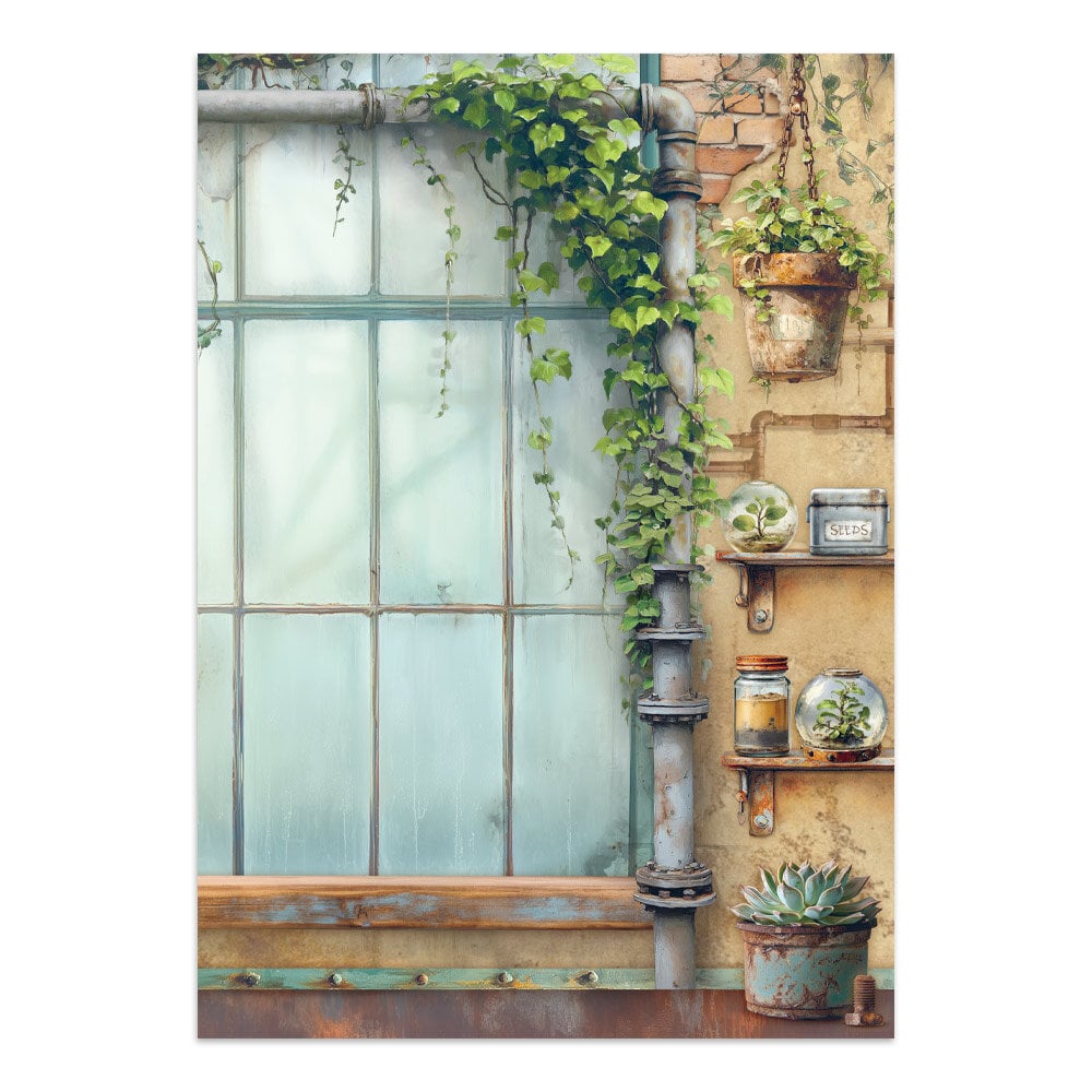 Stamperia A New Beginning Junk Journal Stickers, Backgrounds, Cut-Outs (SBJK16)