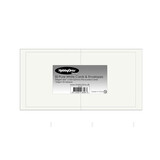 HobbyGros Storage Cards & Envelopes 6x6 Inch Pure White (50pcs) (SS136)