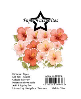 Paper Favourites Die-Cuts A7 Hibiscus (24pcs) (PFD042)