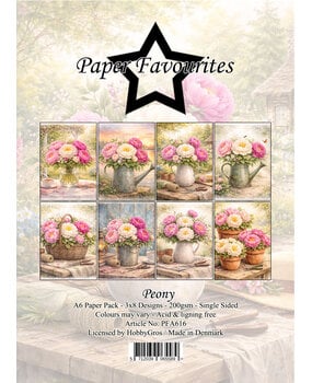 Paper Favourites Peony A6 Paper Pad (PFA616)