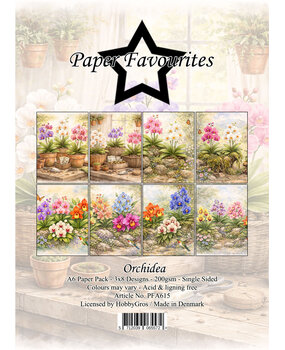 Paper Favourites Orchidea A6 Paper Pad (PFA615)