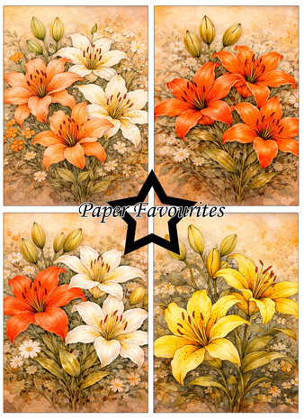 Paper Favourites Lily A6 Paper Pad (PFA614)