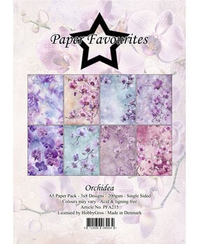 Paper Favourites Orchidea A5 Paper Pack (PFA215)