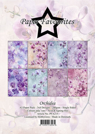 Paper Favourites Orchidea A5 Paper Pack (PFA215)
