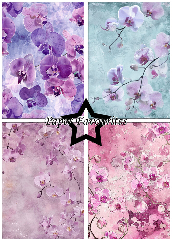 Paper Favourites Orchidea A5 Paper Pack (PFA215)