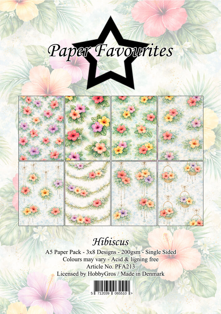 Paper Favourites Hibiscus A5 Paper Pack (PFA213)