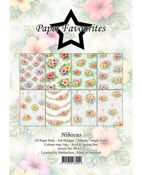 Paper Favourites Hibiscus A5 Paper Pack (PFA213)