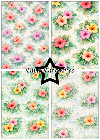 Paper Favourites Hibiscus A5 Paper Pack (PFA213)