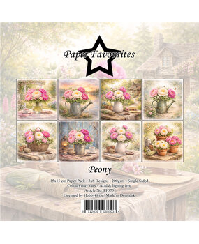 Paper Favourites Peony 6x6 Inch Paper Pack (PF575)