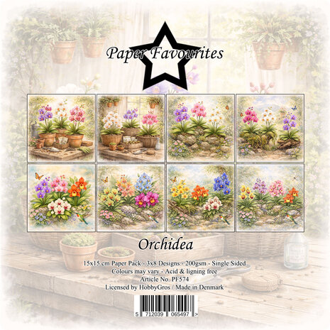 Paper Favourites Orchidea 6x6 Inch Paper Pack (PF574)