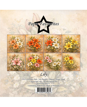 Paper Favourites Lily 6x6 Inch Paper Pack (PF573)